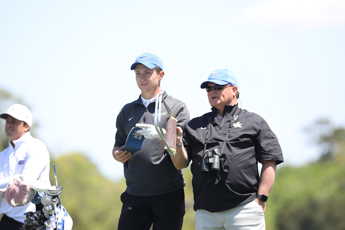 Kentucky during the second round of the SEC Championship at Sea Island Golf Club on St. Simons Island, Ga., on Thursday, April 22, 2021. (Photo by Steven Colquitt)