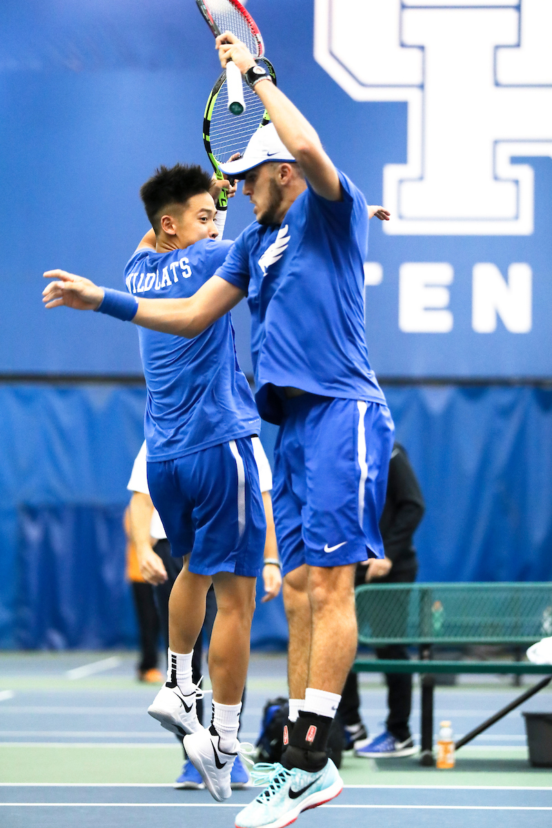 Ying-Ze Chen. Enzo Wallart. 

Kentucky men's tennis falls to Tennessee 0-4 on Sunday, April 14th..

Photo by Eddie Justice | UK Athletics