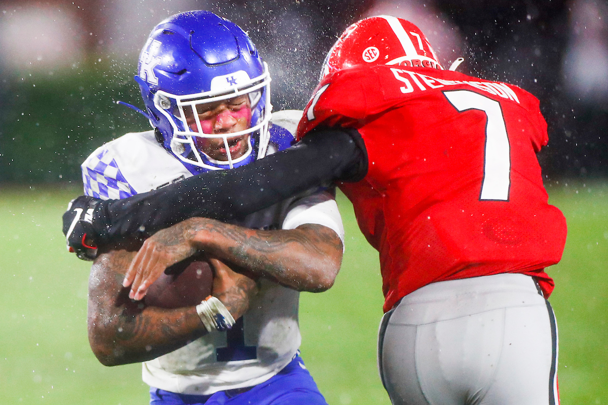 Lynn Bowden.

Kentucky falls to Georgia 21-0.

Photo by Chet White | UK Athletics