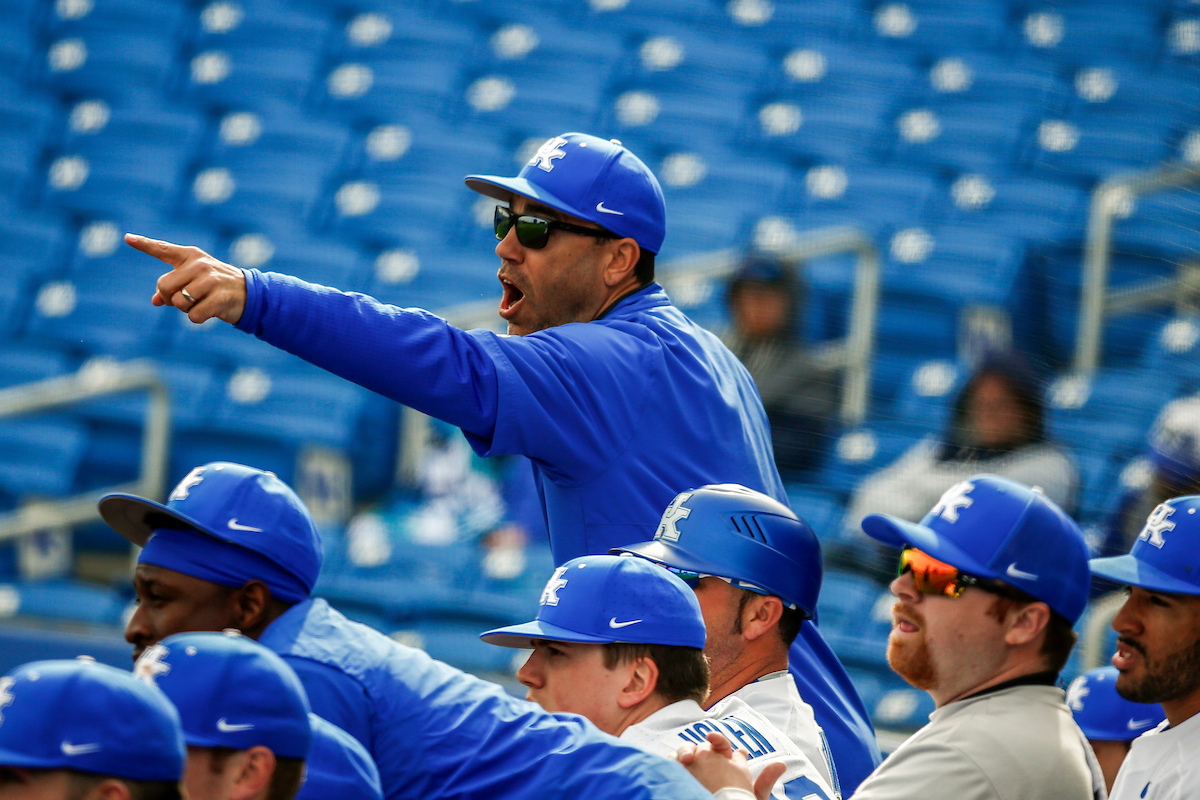 Nick Mingione.

Kentucky beat SIU-Edwardsville 6-4 at Kentucky Proud Park.

Photo by Chet White | UK Athletics