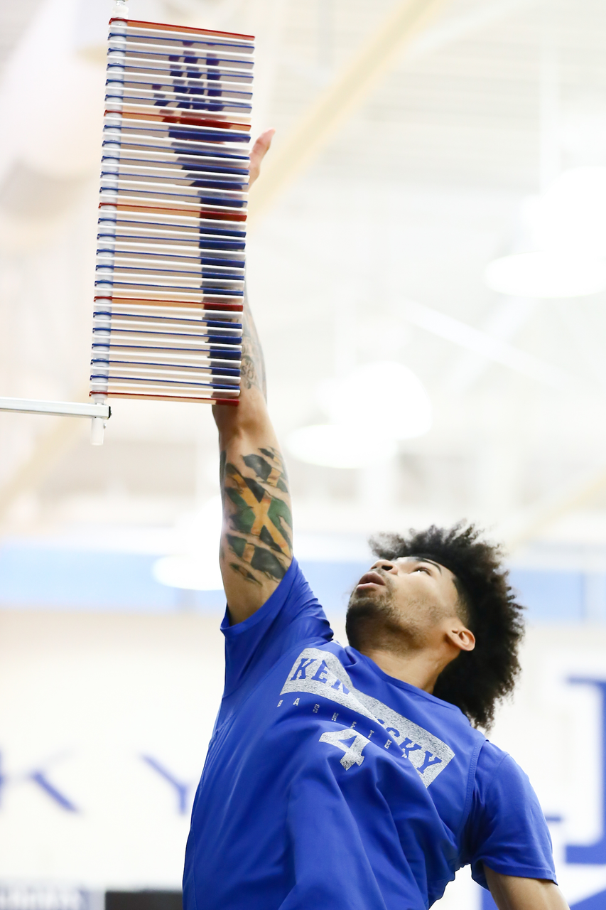 Nick Richards.


Kentucky men's basketball Pro Day.


Photo by Elliott Hess | UK Athletics