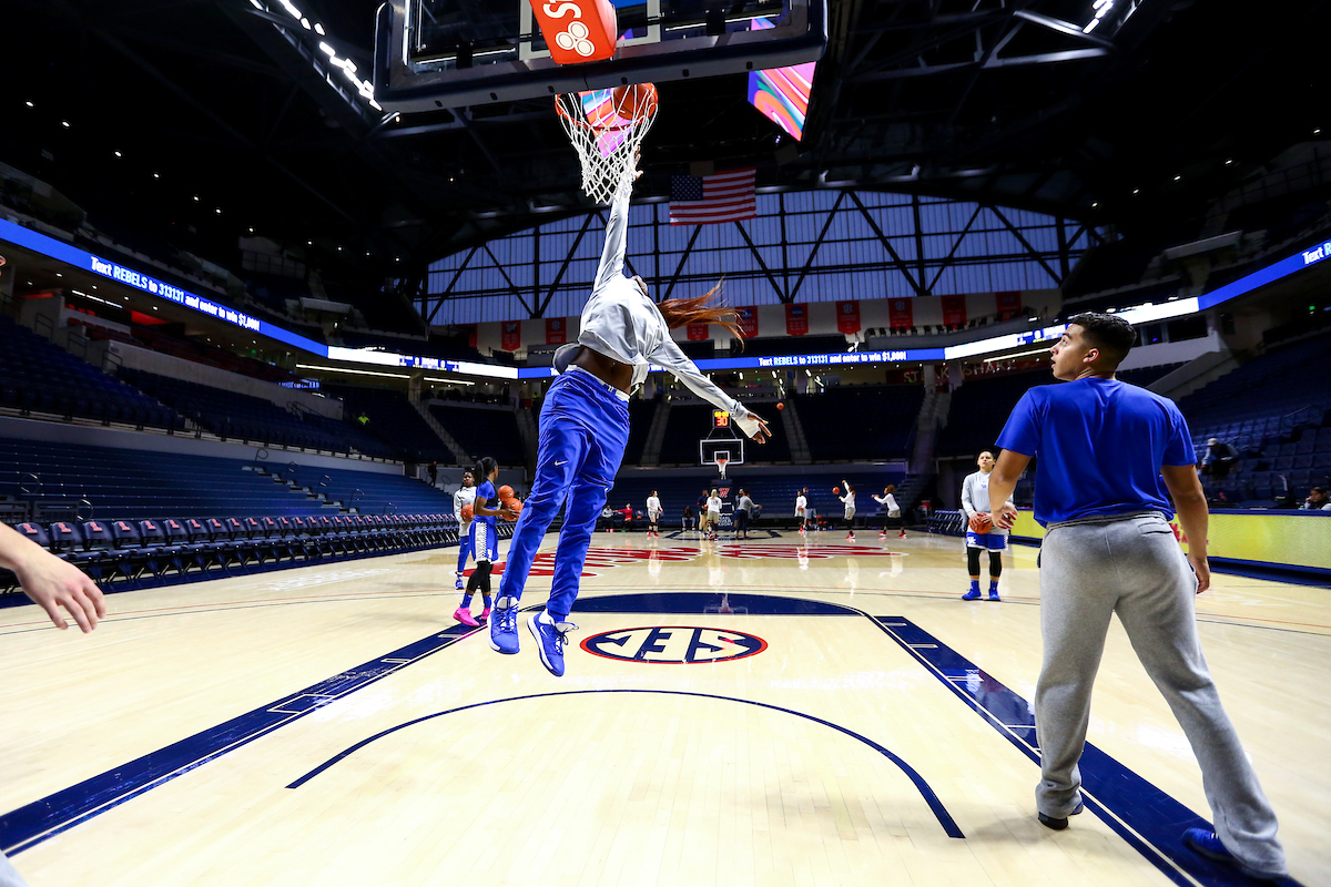 Rhyne Howard. 

Kentucky beat Ole Miss 94-52.

Photo by Eddie Justice | UK Athletics