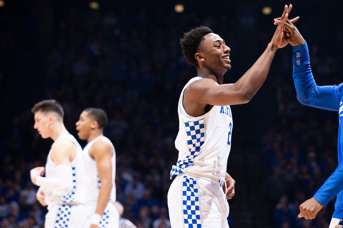 Ashton Hagans.

Kentucky beat Arkansas 70-66.

Photo by Chet White | UK Athletics