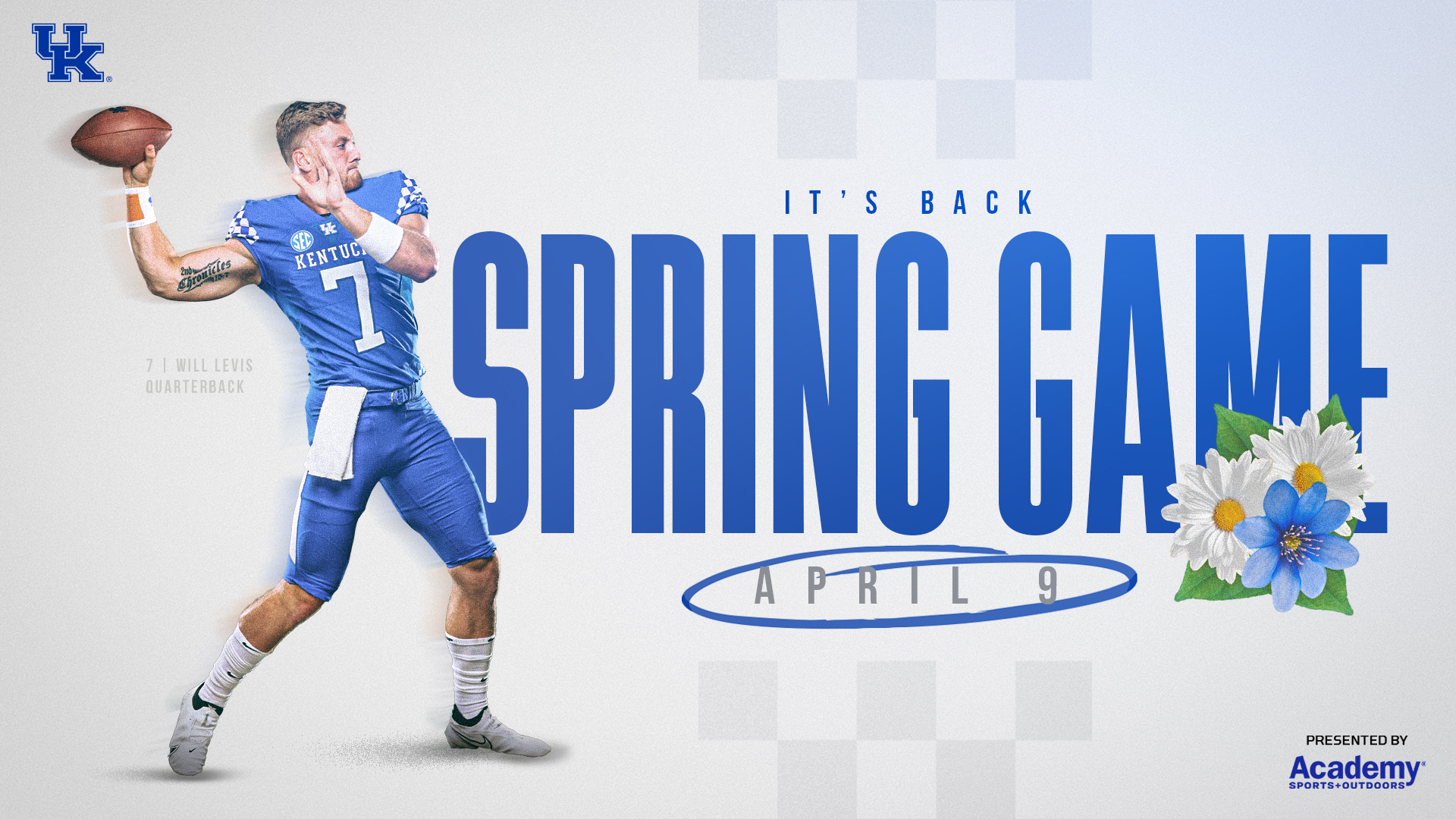 Kentucky Football Blue-White Spring Game Set for April 9