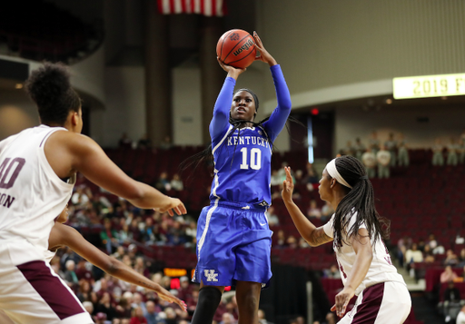 The UK Women's Basketball falls to Texas A&M. 
Photo by Hannah Phillips  | UK Athletics