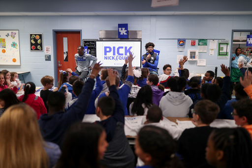 Nick Richards and Immanuel Quickley. #PickNickAndQuick.

Photo by Isaac Janssen | UK Athletics