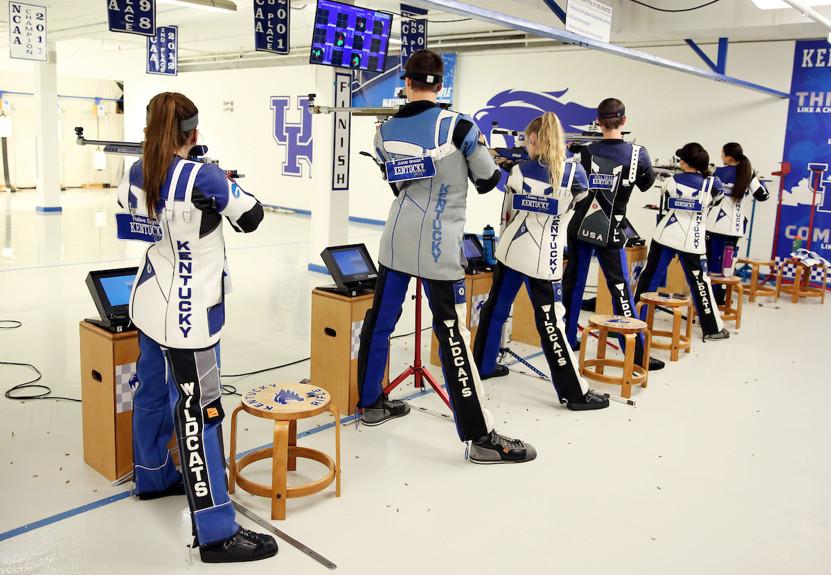 Team, Rifle

Rifle competes against NC State on Friday, November 9, 2018 .

Photo by Britney Howard  | UK Athletics