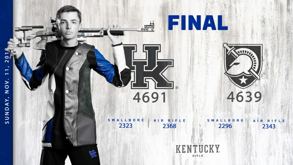 No. 4 Kentucky Rifle Scores 4691 Sunday vs Army
