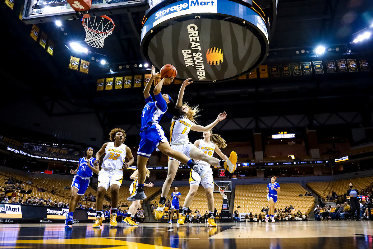 Jada Walker.

Kentucky defeats Missouri 78-63.

Photo by Eddie Justice | UK Athletics