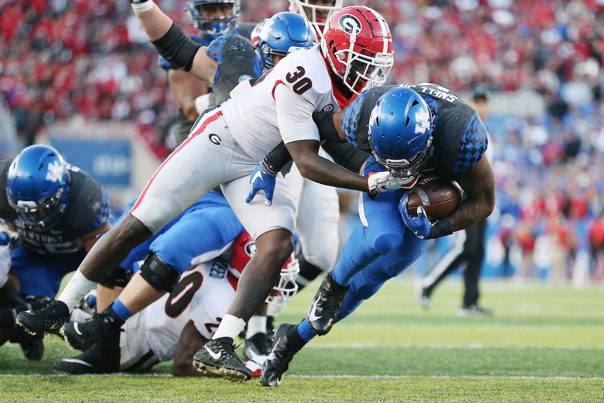 Benny Snell.

Georgia beats UK 34-17.

Photo by Chet White | UK Athletics