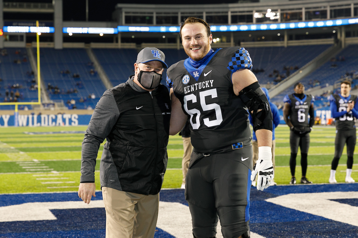 LUKE FORTNER.

Kentucky beats South Carolina, 41-18.

Photo by Elliott Hess | UK Athletics