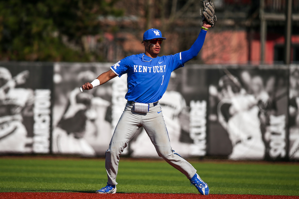 Daniel Harris IV. 

Kentucky falls to Louisville 2-4.

Photo by Sarah Caputi | UK Athletics