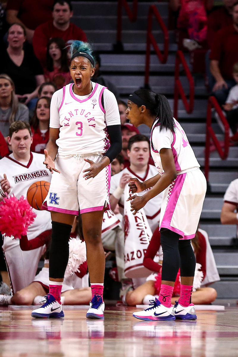 Keke McKinney. 

Kentucky falls to Arkansas 103-85.

Photo by Eddie Justice | UK Athletics