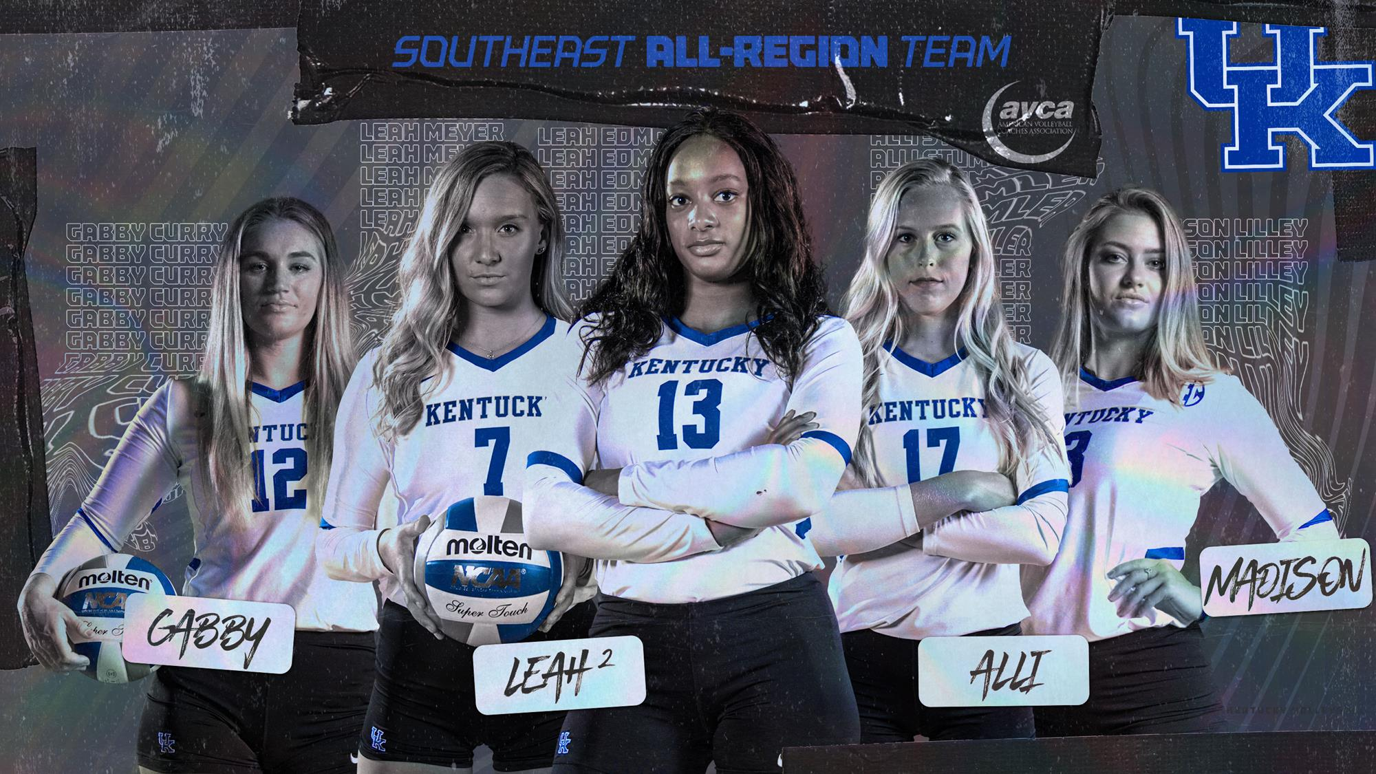 Skinner, Edmond Highlight Seven AVCA All-Region Honors for UK