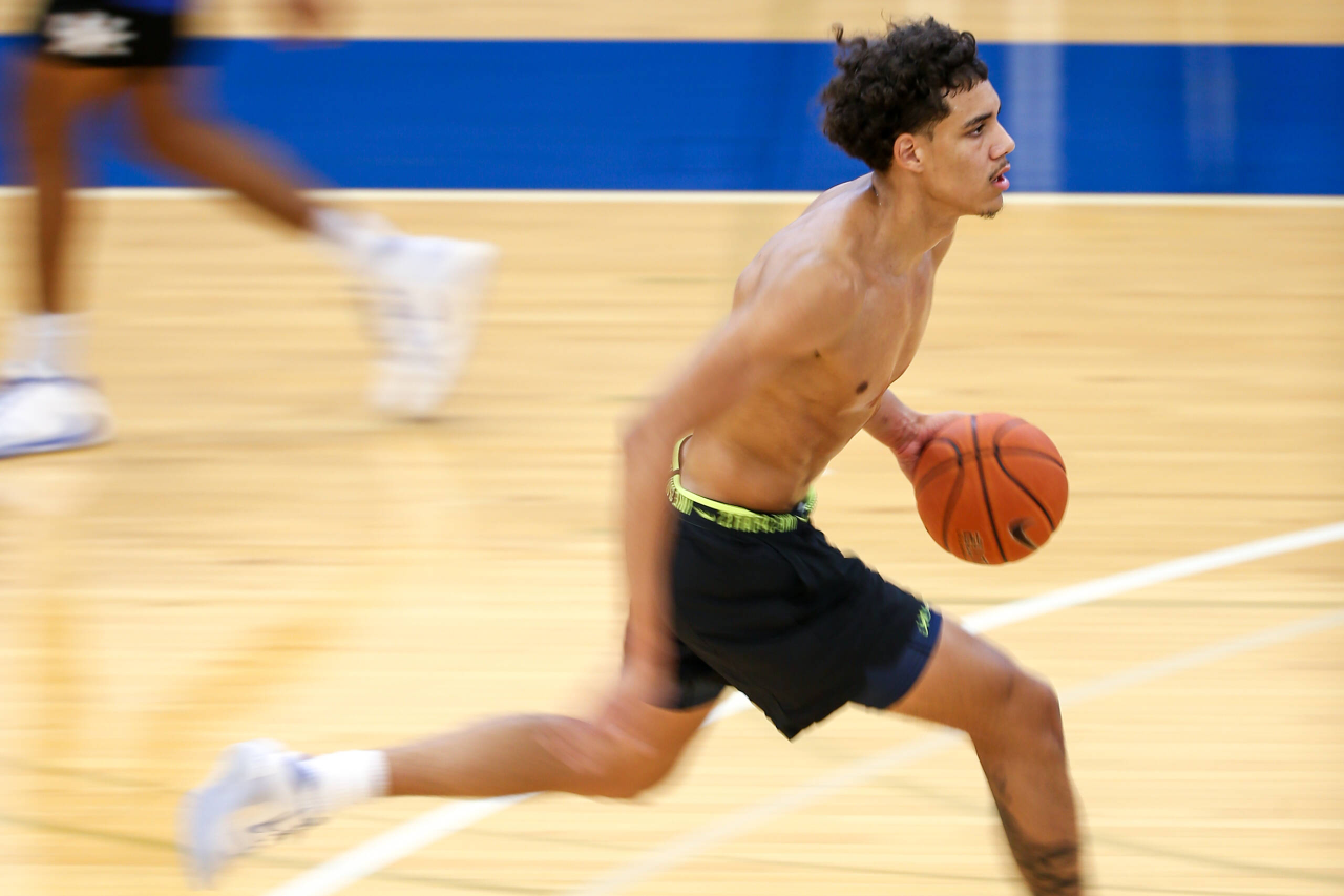 Lance Ware. 

Kentucky MBB Practice. 

Photo by Eddie Justice | UK Athletics