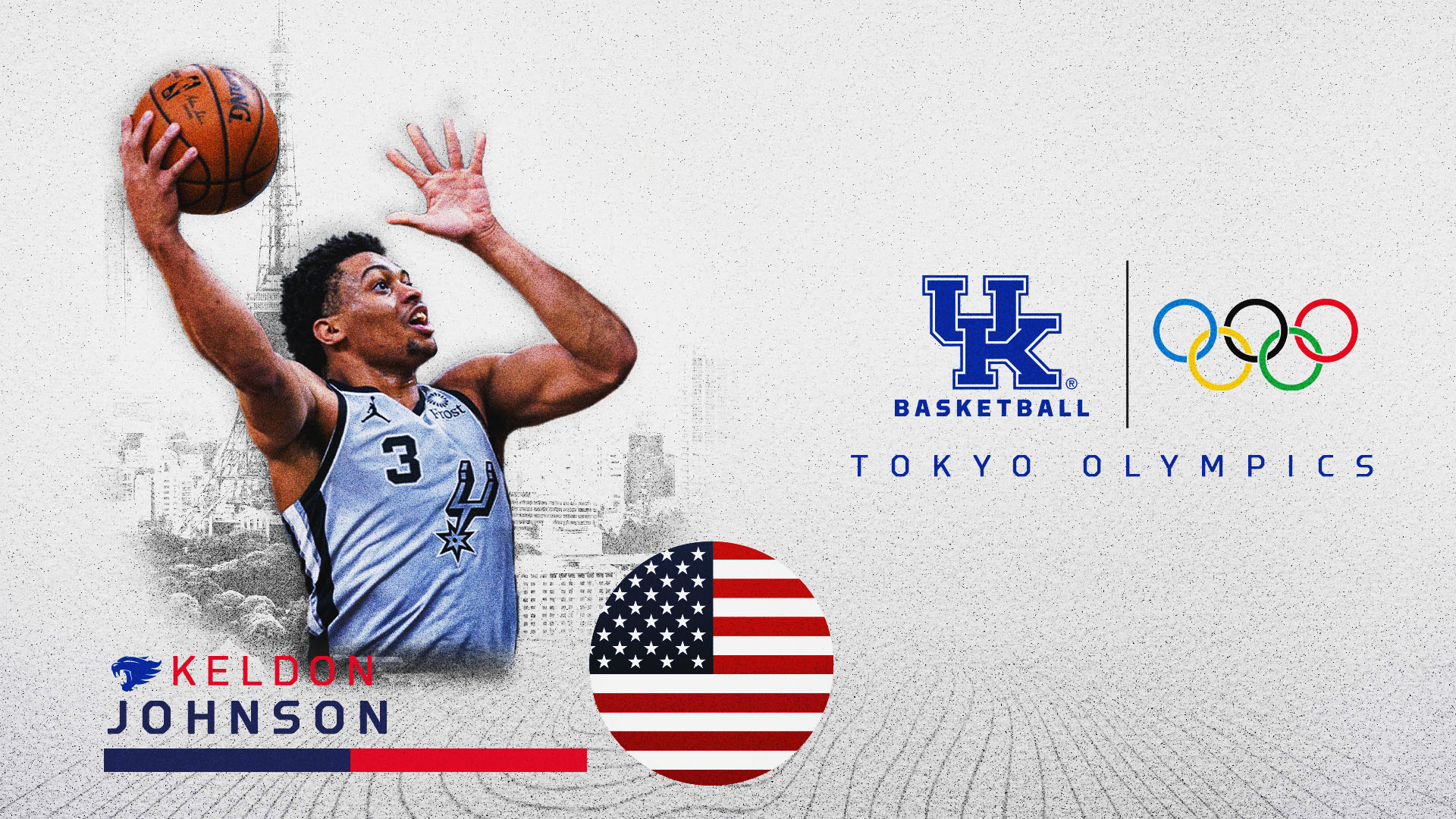 Keldon Johnson Added to United States Olympic Team