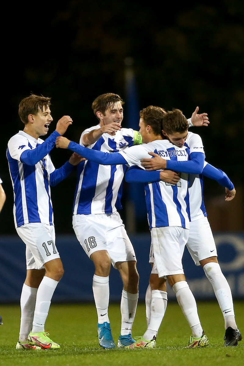 Enzo Mauriz, Bailey Rouse, Nick Gutmann, Jansen Wilson.

Kentucky defeats Bellarmine 2-1.

Photo by Grace Bradley | UK Athletics