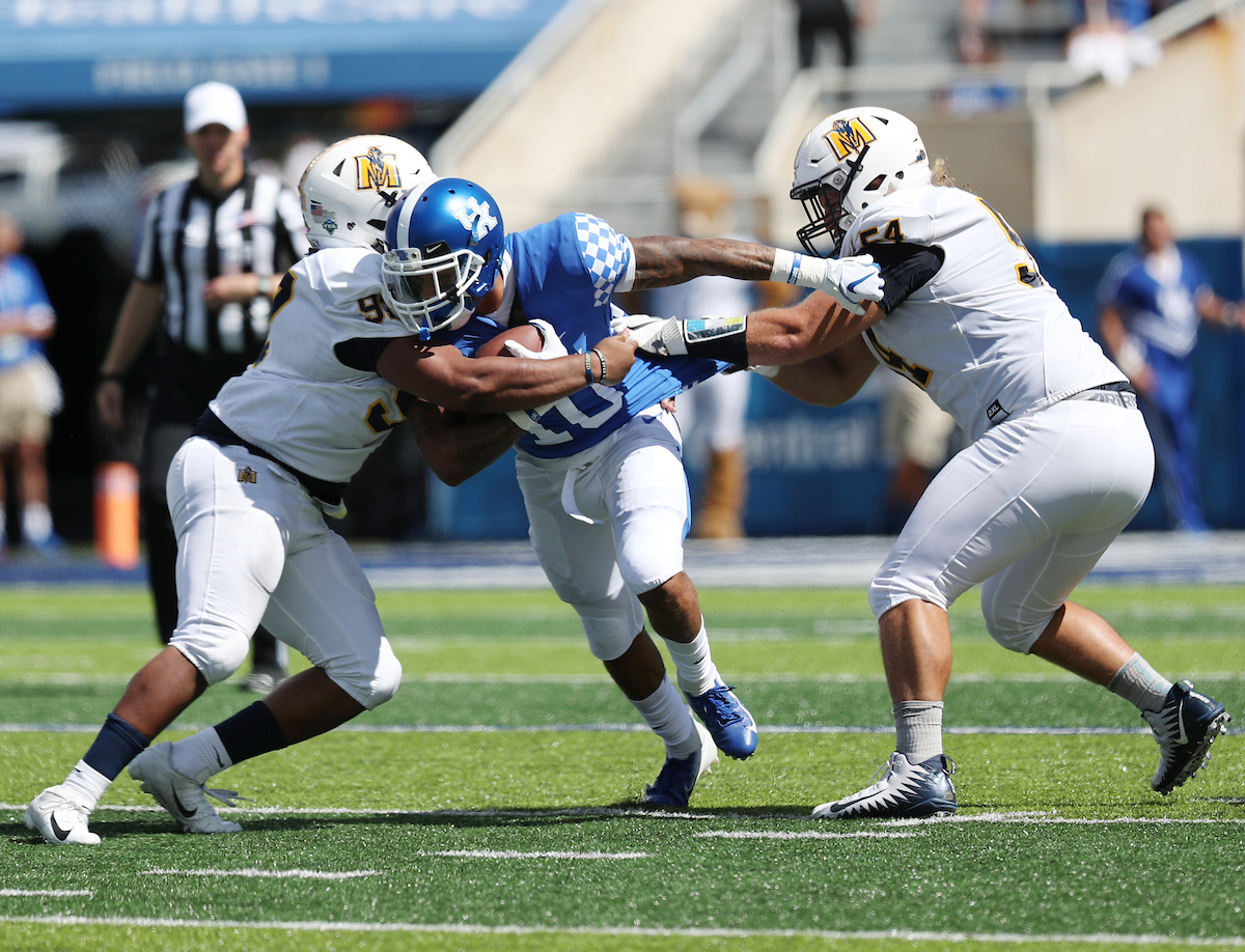 Asim A.J. Rose

UK football beats Murray State 48-10.

Photo by Britney Howard | UK Athletics