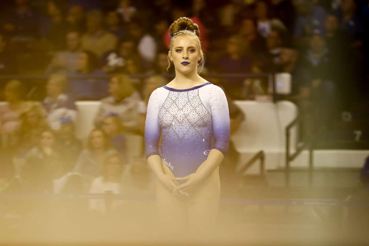 Hailey Poland.

Kentucky falls to Georgia 197.050 to 196.825.


Photo by Isaac Janssen | UK Athletics