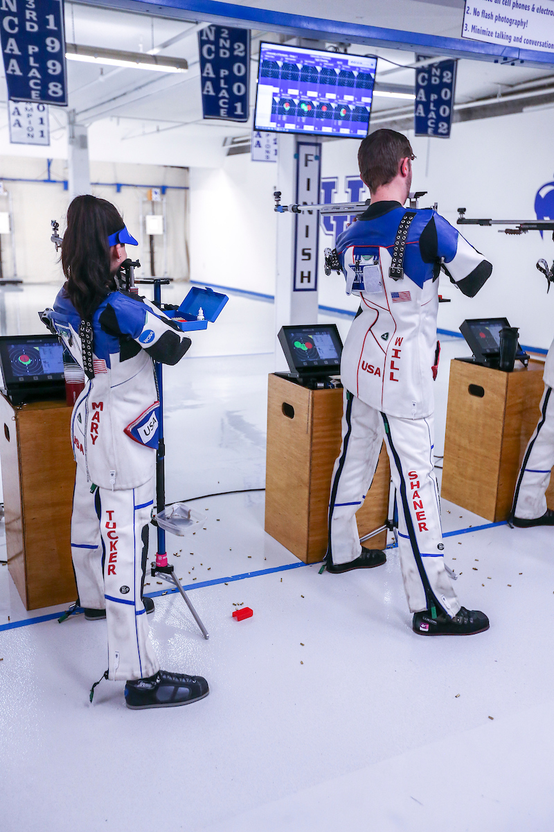 Mary Tucker and Will Shaner.

Kentucky competes against Akron.

Photo by Sarah Caputi | UK Athletics