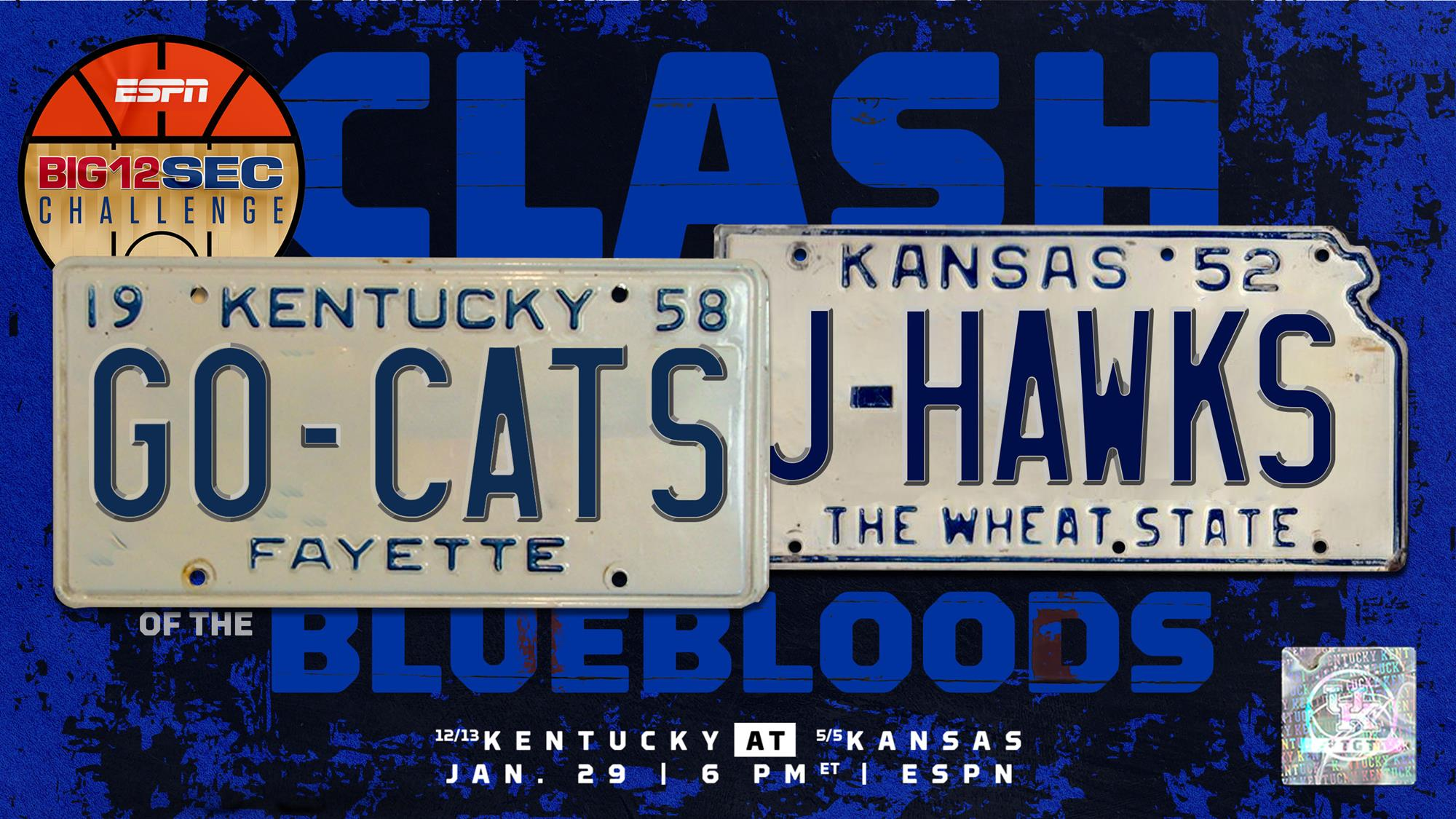 Bluebloods Battle as No. 12 Kentucky Visits No. 5 Kansas