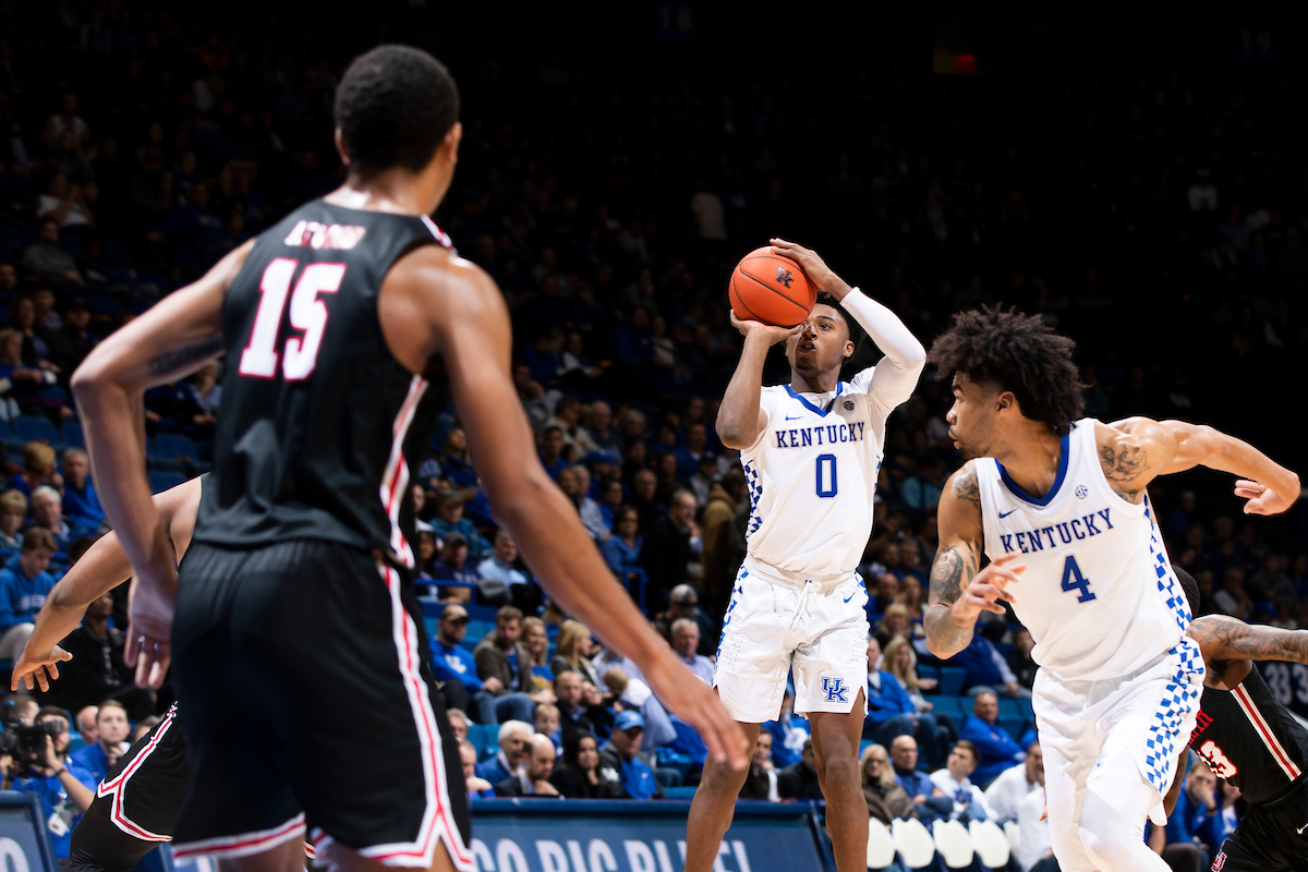 Ashton Hagans.

Kentucky beat Lamar 81-56.

Photo by Chet White | UK Athletics
