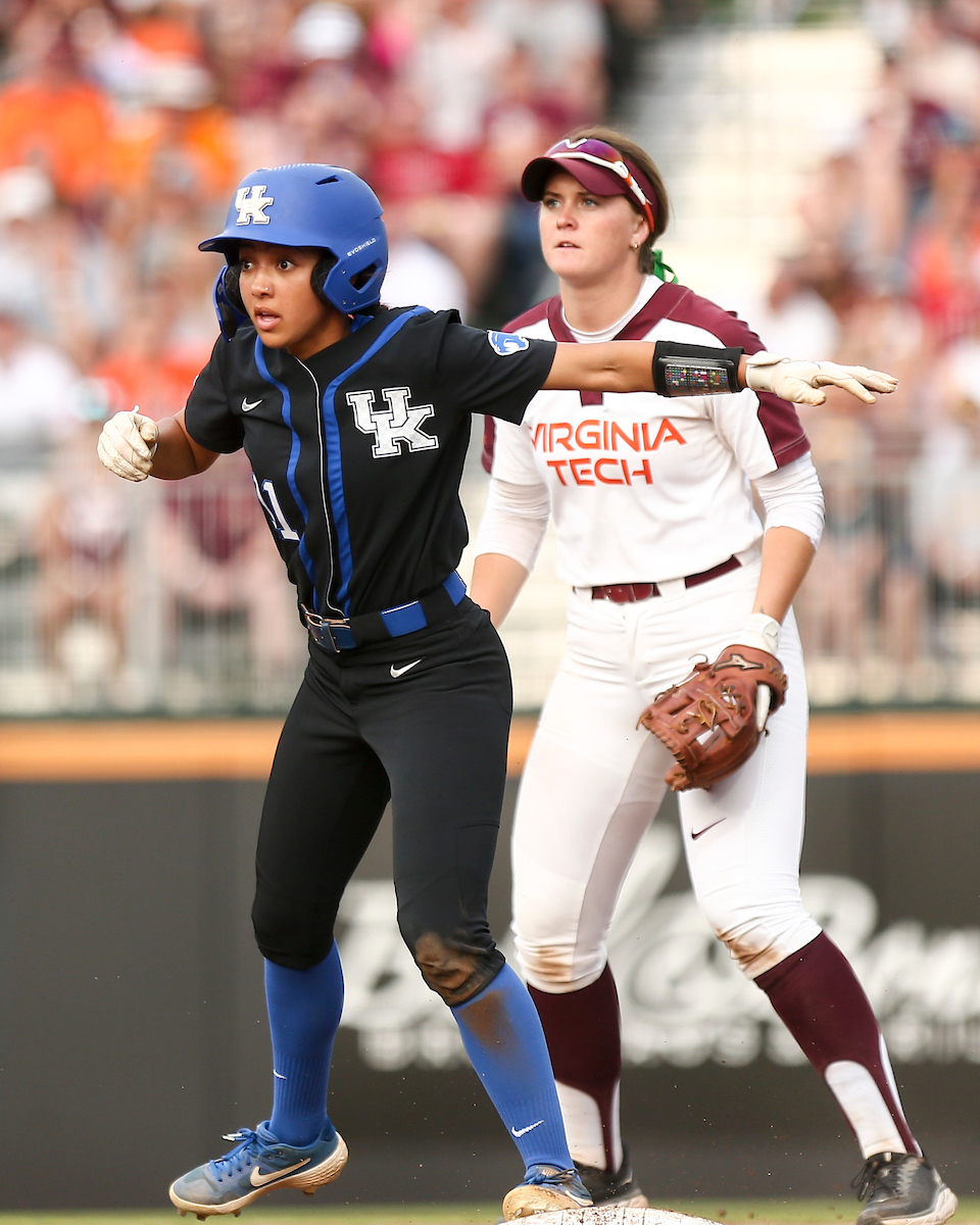 Vanessa Nesby.

Kentucky defeats Virginia Tech 5-4.

Photo by Grace Bradley | UK Athletics