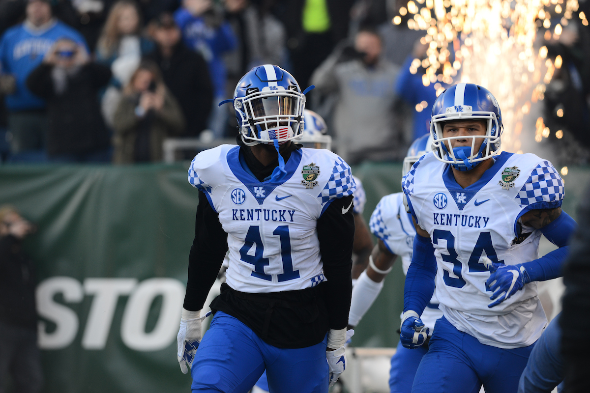 Josh Allen, Jordan Jones

The University of Kentucky football team falls to Northwestern 23-24 in the Music City Bowl on Friday, December 29, 2017, at Nissan Field in Nashville, Tn.