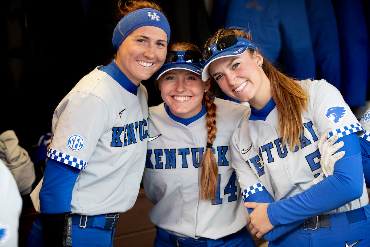 Renee Abernathy. Jaci Babbs. Tatum Spangler.

Kentucky loses to Ohio State 3-0.

Photos by Chet White | UK Athletics