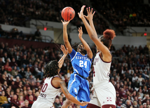 Taylor Murray
The UK Women's Basketball team falls to Mississippi State. 

Photo by Britney Howard  | UK Athletics
