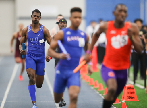 Dwight St. Hillaire.

The University of Kentucky track and field team hosts the Rod McCravey Memorial Meet on Friday, February 3, 2018.

Photo by Elliott Hess | UK Athletics