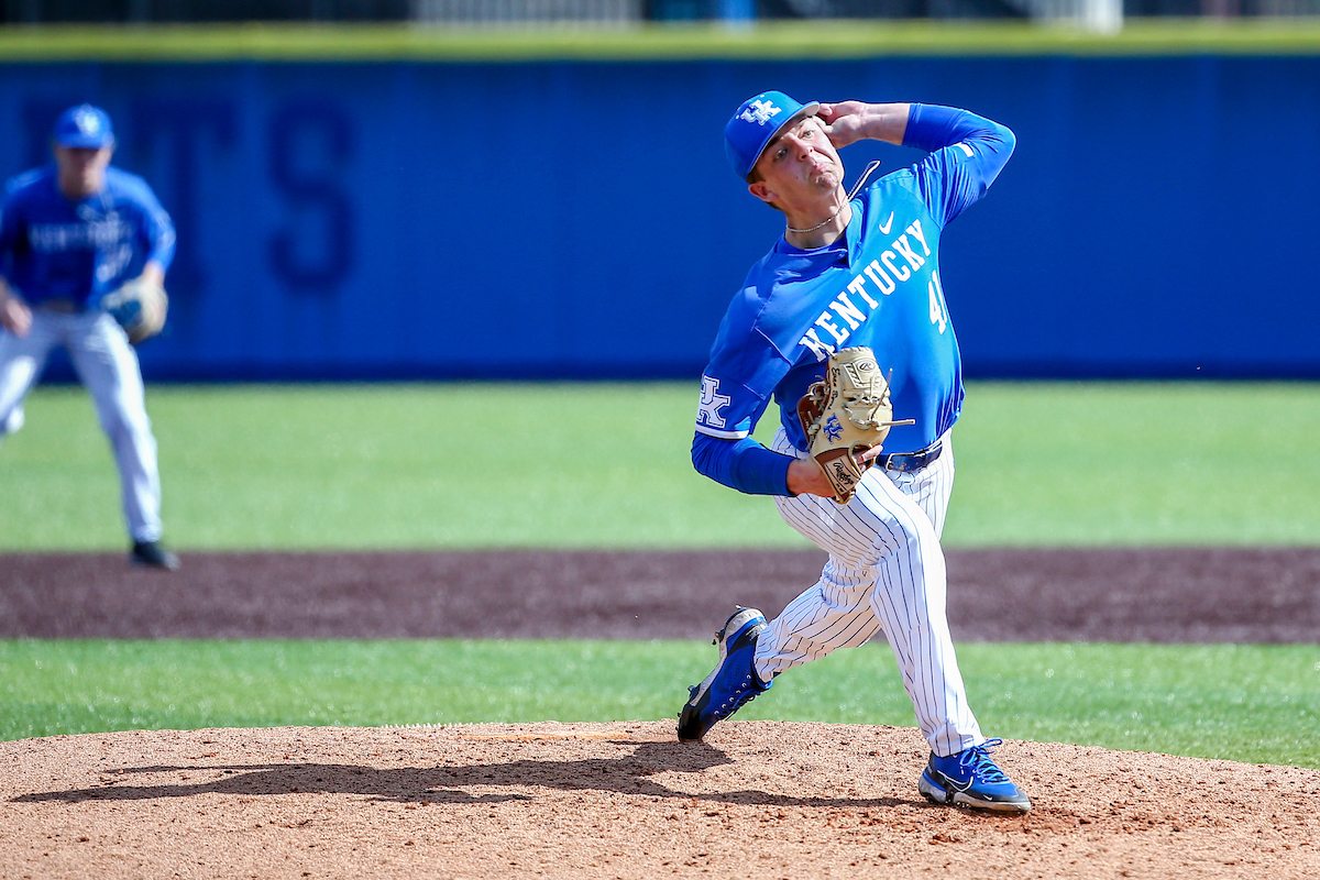 Evan Byers.

Kentucky defeats High Point 14-3.

Photo by Sarah Caputi | UK Athletics