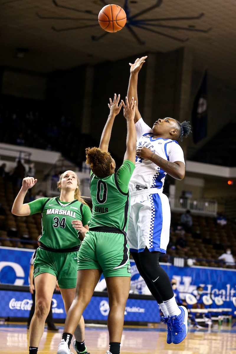 Dre'una Edwards.  

Kentucky beats Marshall 79-45.

Photo by Eddie Justice | UK Athletics