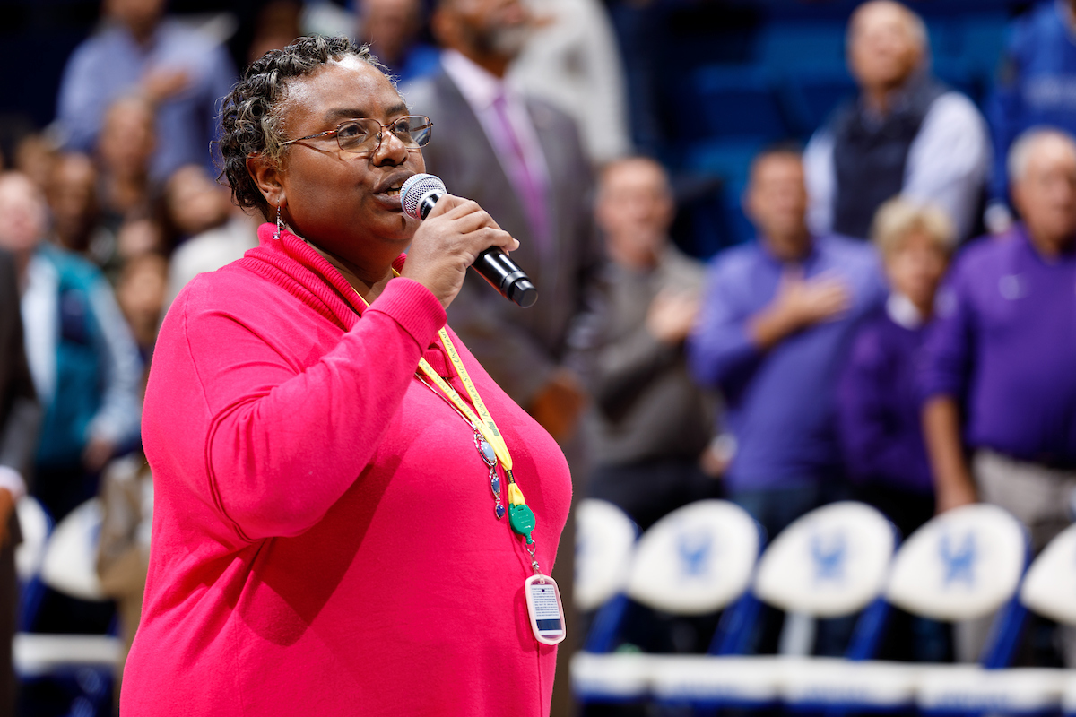 National Anthem.

UK falls to Evansville 67-64.


Photo by Elliott Hess | UK Athletics