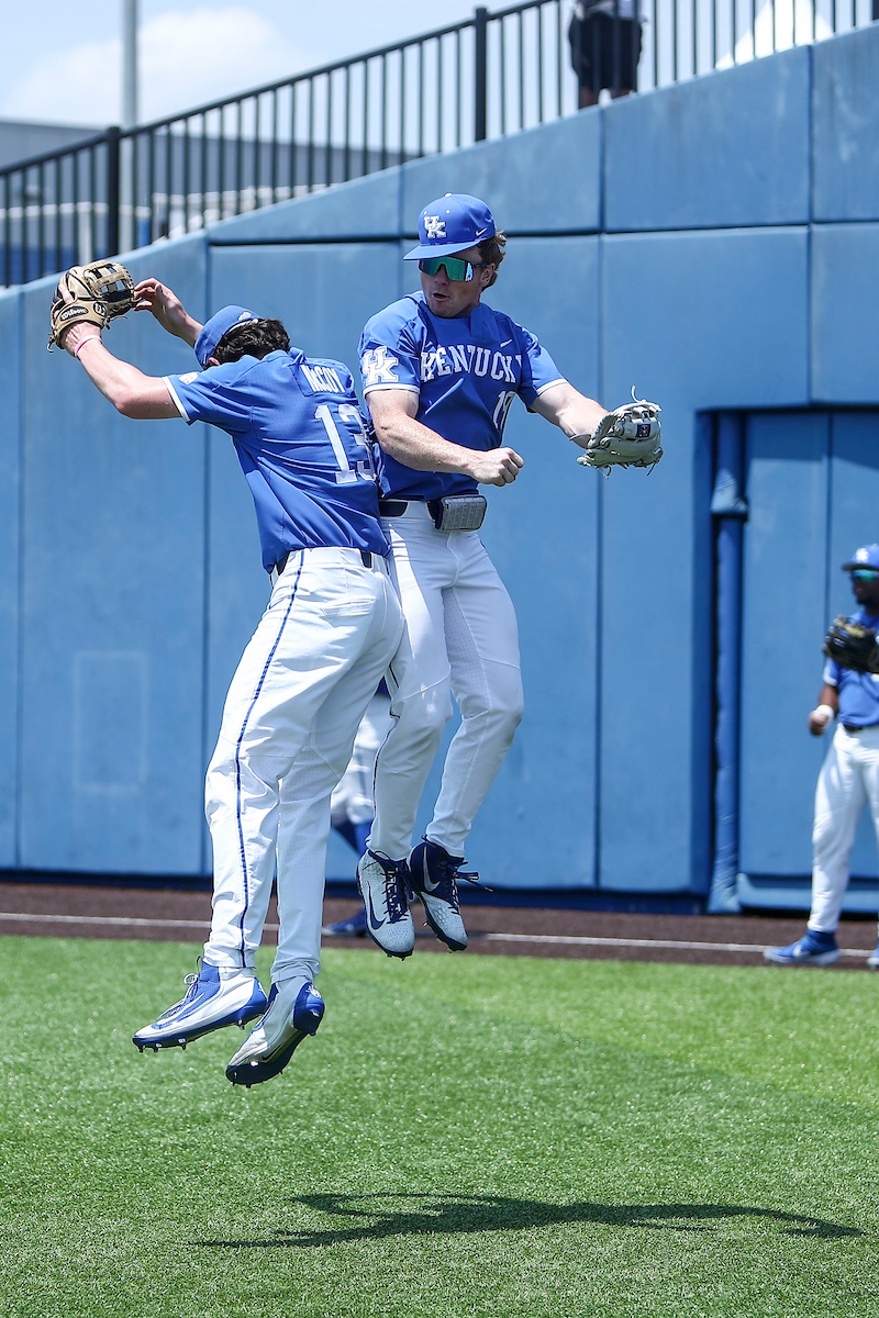 James McCoy. Nolan McCarthy.

Kentucky beats Auburn 5-1.

Photo by Sarah Caputi | UK Athletics