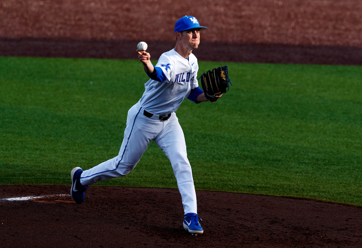 Grant Macciocchi.


Kentucky baseball defeated EKU 7-3 on opening day at Kentucky Proud Park. 

Photo by Elliott Hess | UK Athletics