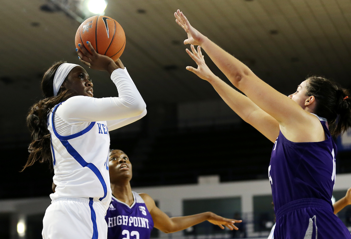 Rhyne Howard


UK Women's Basketball beat High Point University 71-49 at Memorial Coliseum  on Sunday, November 18th, 2018.

Photo by Britney Howard  | UK Athletics