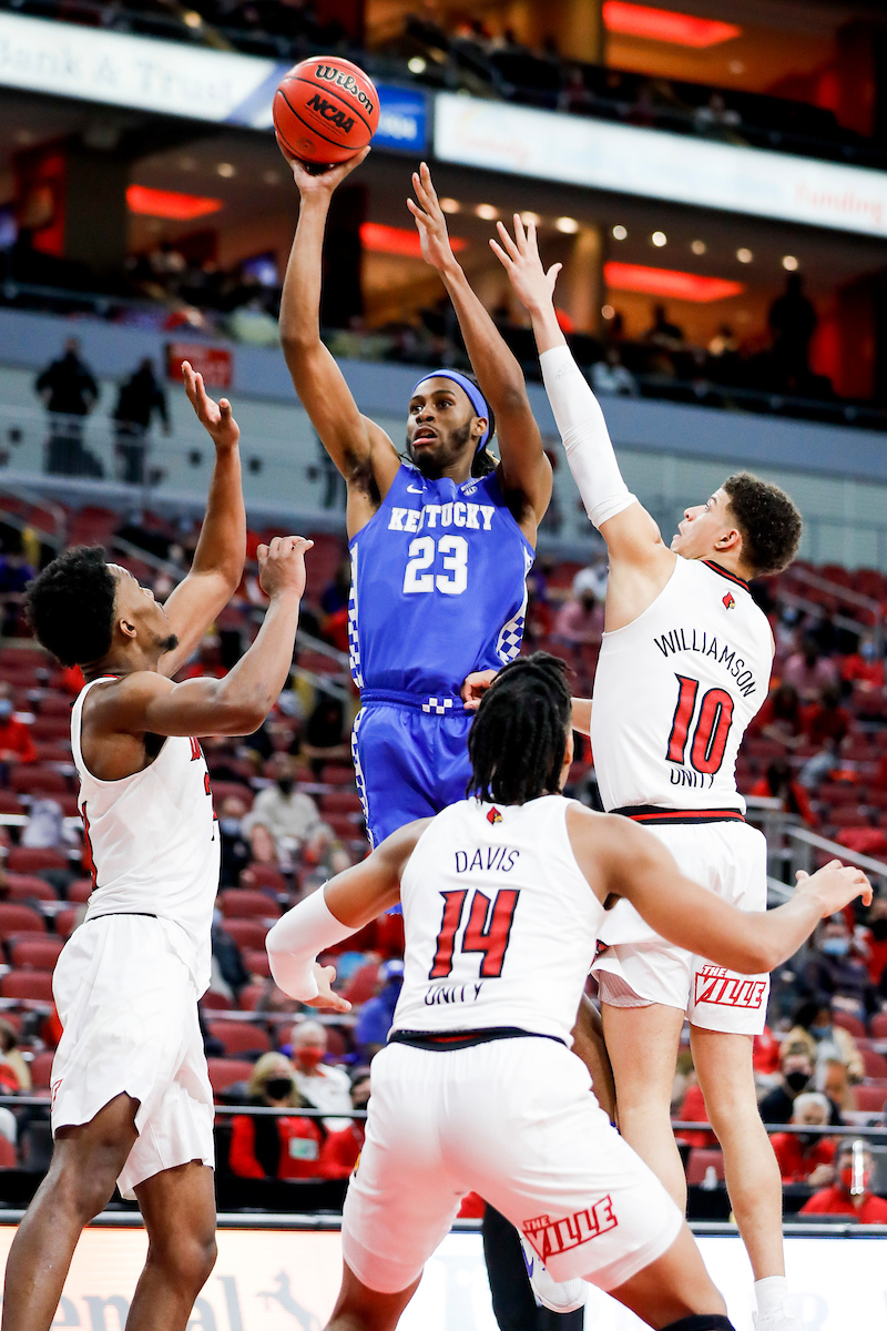 Isaiah Jackson.

Kentucky loses to Louisville 62-59.

Photo by Chet White | UK Athletics