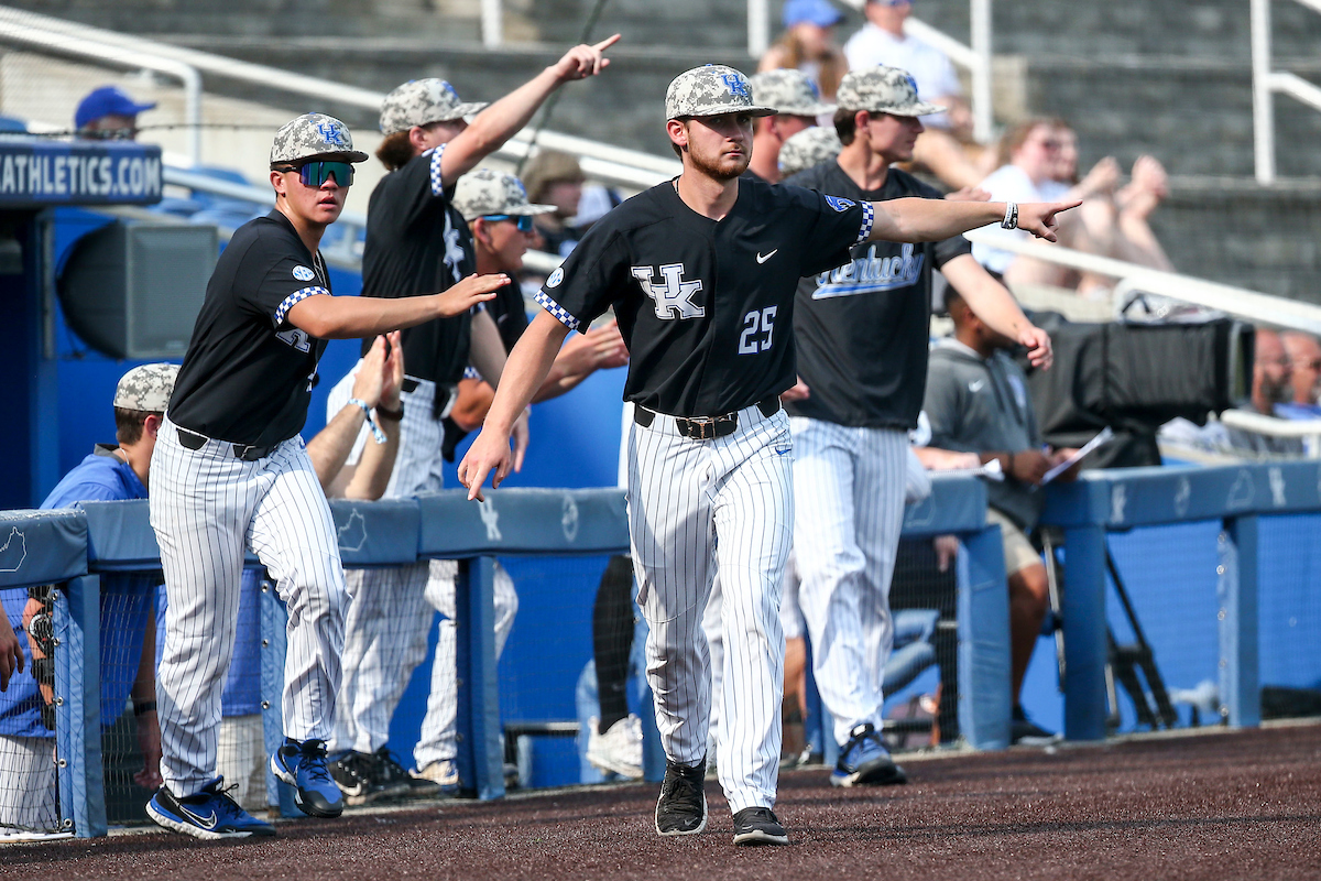 Seth Logue.

Kentucky beats Auburn 6-3.

Photo by Sarah Caputi | UK Athletics