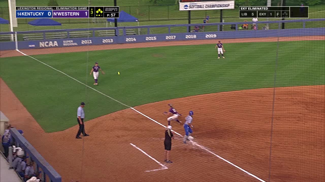 SB: Kentucky 7, Northwestern 2 - NCAA Regional Game 3