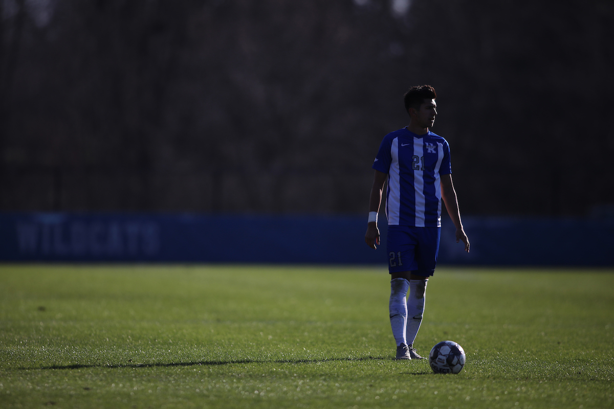 Kalil Elmedkhar.

Kentucky men's soccer in action against Louisville City FC.

Photo by Quinn Foster | UK Athletics
