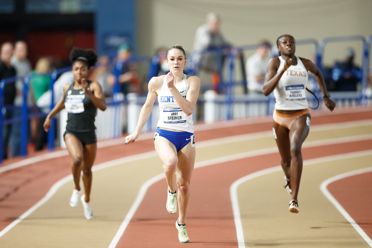 Abby Steiner.

Day 1 of NCAA Track and Field Championship.

Photo by Elliott Hess | UK Athletics