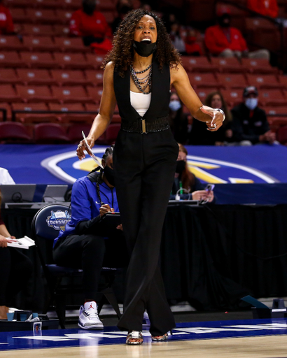 Kyra Elzy. 

Kentucky loses to Georgia 78-66 at the SEC Tournament. 

Photo by Eddie Justice | UK Athletics