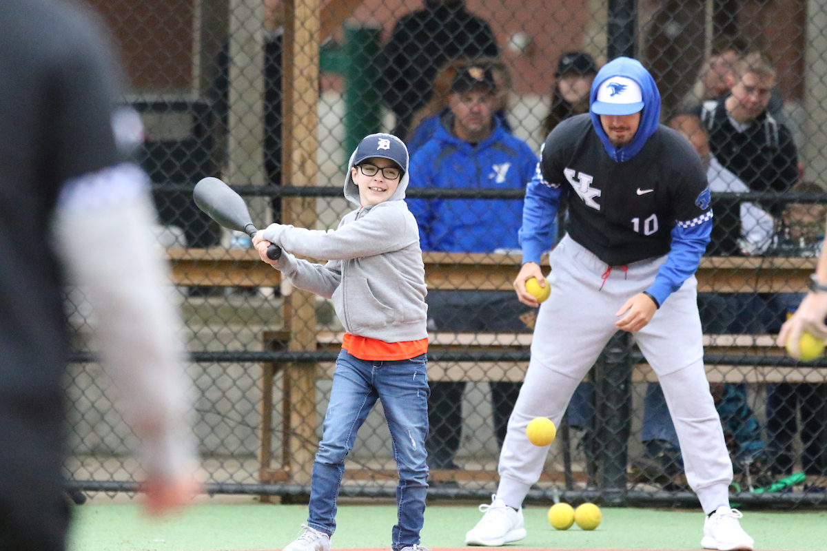 The Baseball team spends the morning with a group of kids in the Miracle League on Saturday, October 13th at Shillito Park.

Photos by Noah J. Richter | UK Athletics