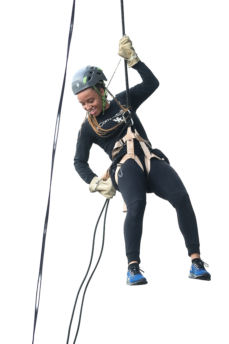 Jada Walker.

Kentucky Women’s Basketball team bonding trip to Fort Campbell.

Photo by Eddie Justice | UK Athletics