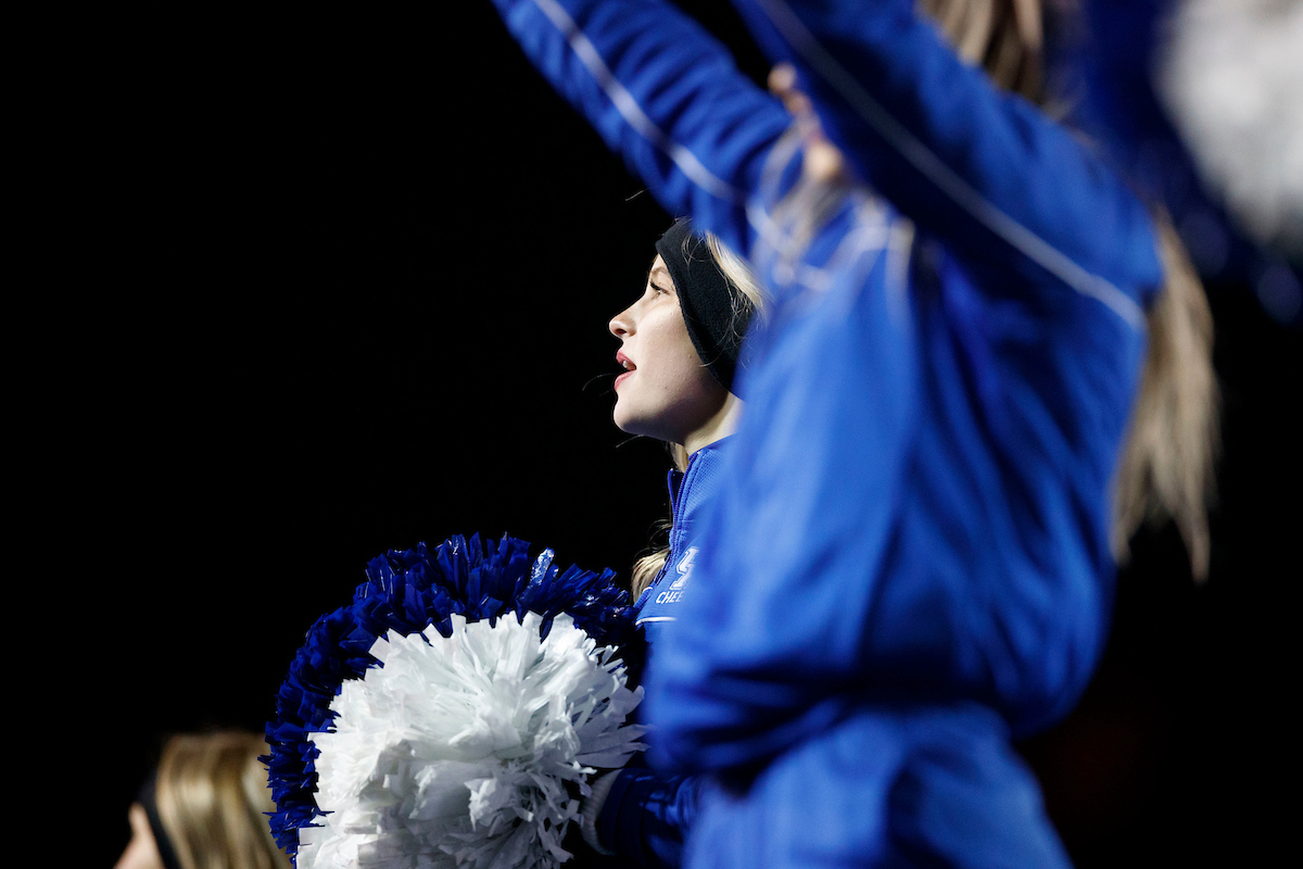Cheerleaders. Jacey Catlett.

Kentucky beats Vandy, 34-17.

Photo by Elliott Hess | UK Athletics