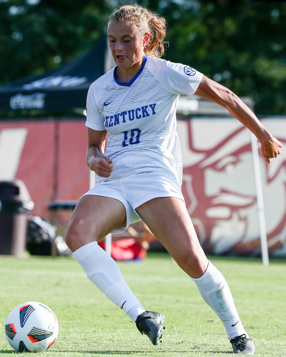 Emilie Rhode.

Kentucky beats Eastern Kentucky University 6 - 0.

Photo by Sarah Caputi | UK Athletics