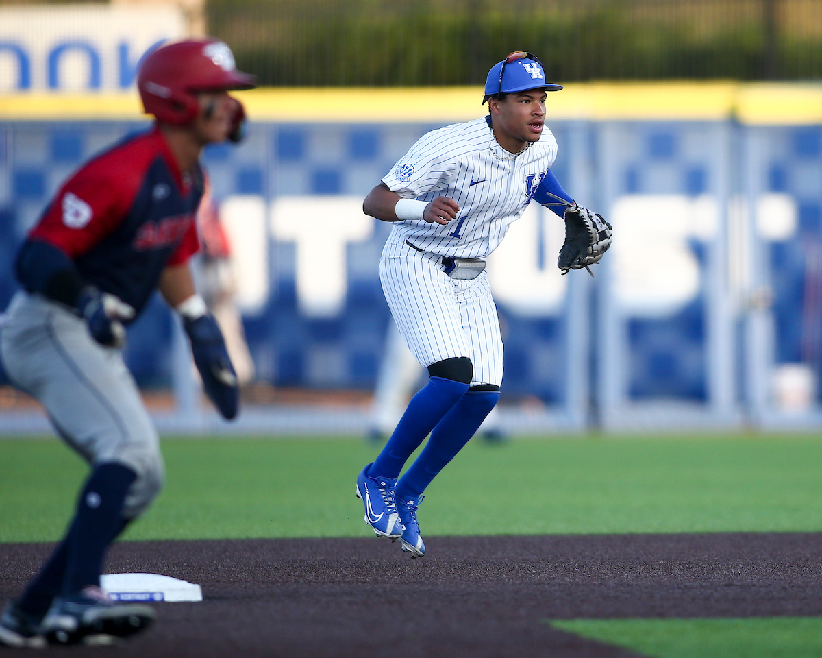 Daniel Harris IV.

Kentucky defeats Dayton 12-1.

Photo by Grace Bradley | UK Athletics