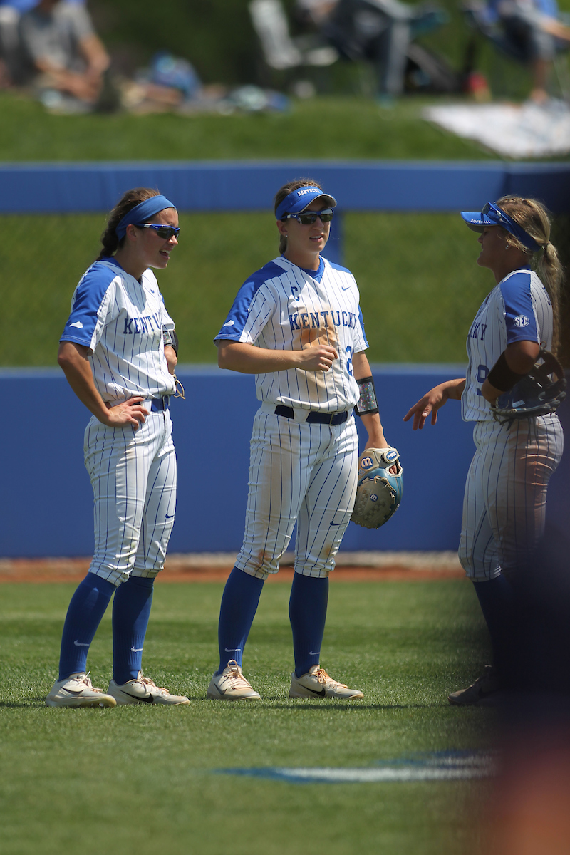 Brooklin Hinz. Bailey Vick. Lauren Johnson.

The University of Kentucky softball team during Game 2 against South Carolina for Senior Day on Sunday, May 6th, 2018 at John Cropp Stadium in Lexington, Ky.

Photo by Quinn Foster I UK Athletics