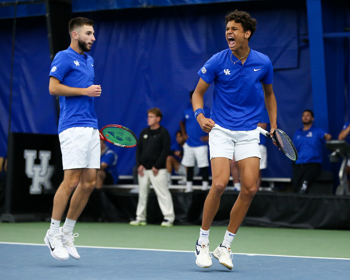 Joshua Lapadat. Gabriel Diallo.

Kentucky defeats Tennessee 4-3.

Photo by Tommy Quarles | UK Athletics